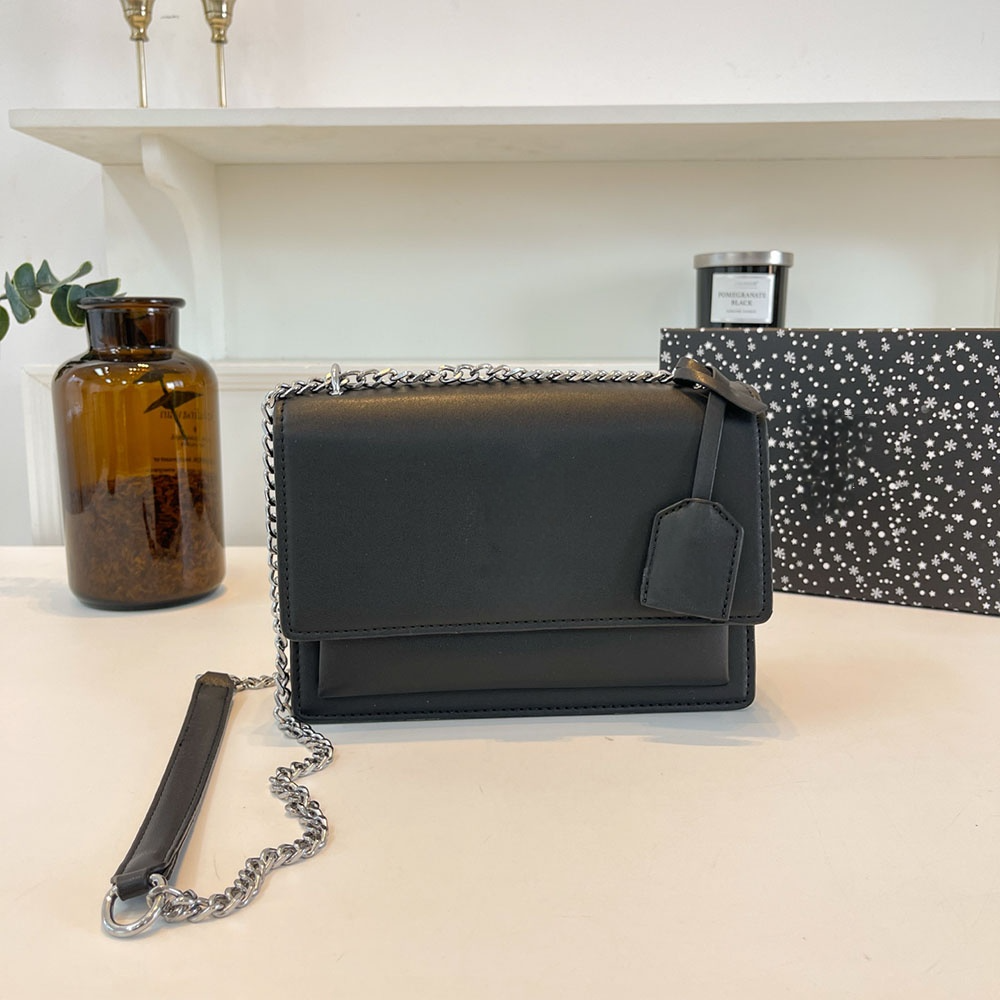 #248 Women's New Temperament Joker Metal Chain Shoulder Bag Messenger Bag