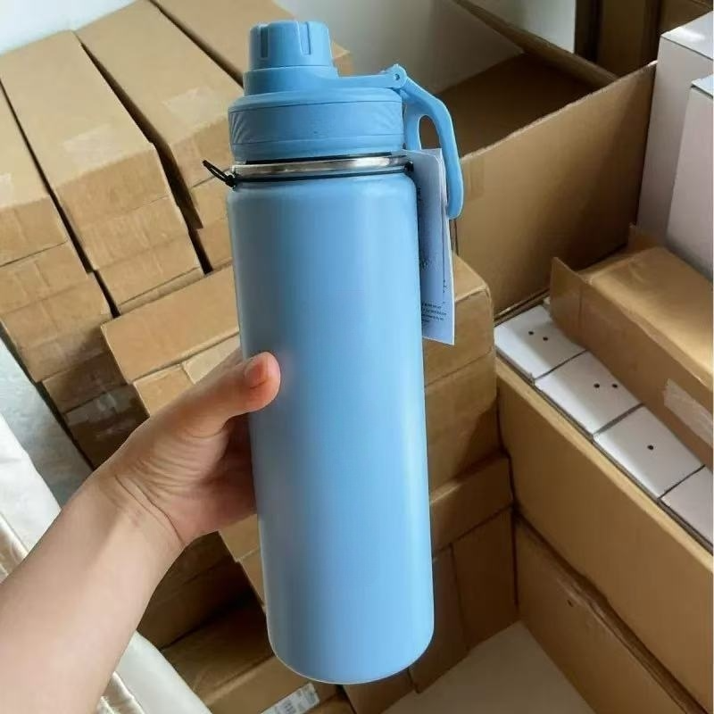 New mug 710ml capacity sports water bottle outdoor travel yoga pot cup