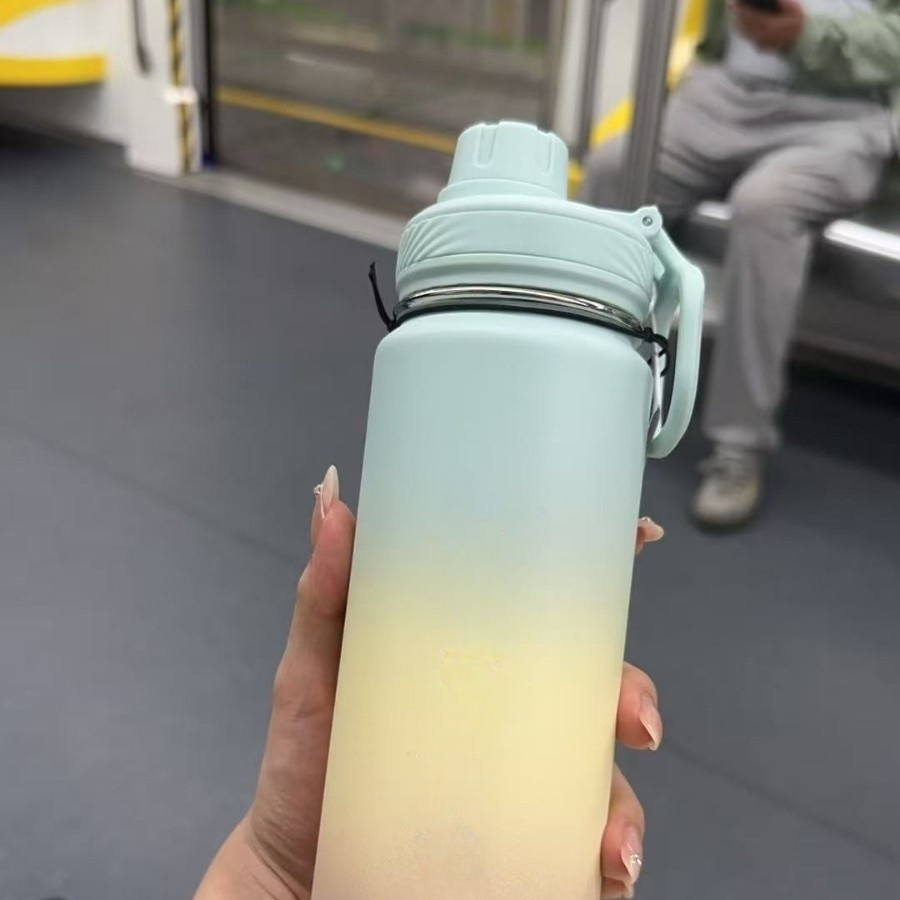 New mug 710ml capacity sports water bottle outdoor travel yoga pot cup