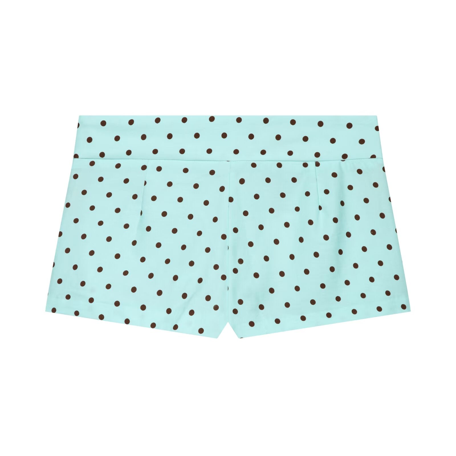 suit Women's 2 pieces polka dot pocket mini shorts+shirt style Coat