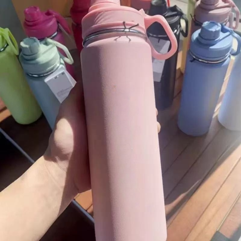 New mug 710ml capacity sports water bottle outdoor travel yoga pot cup