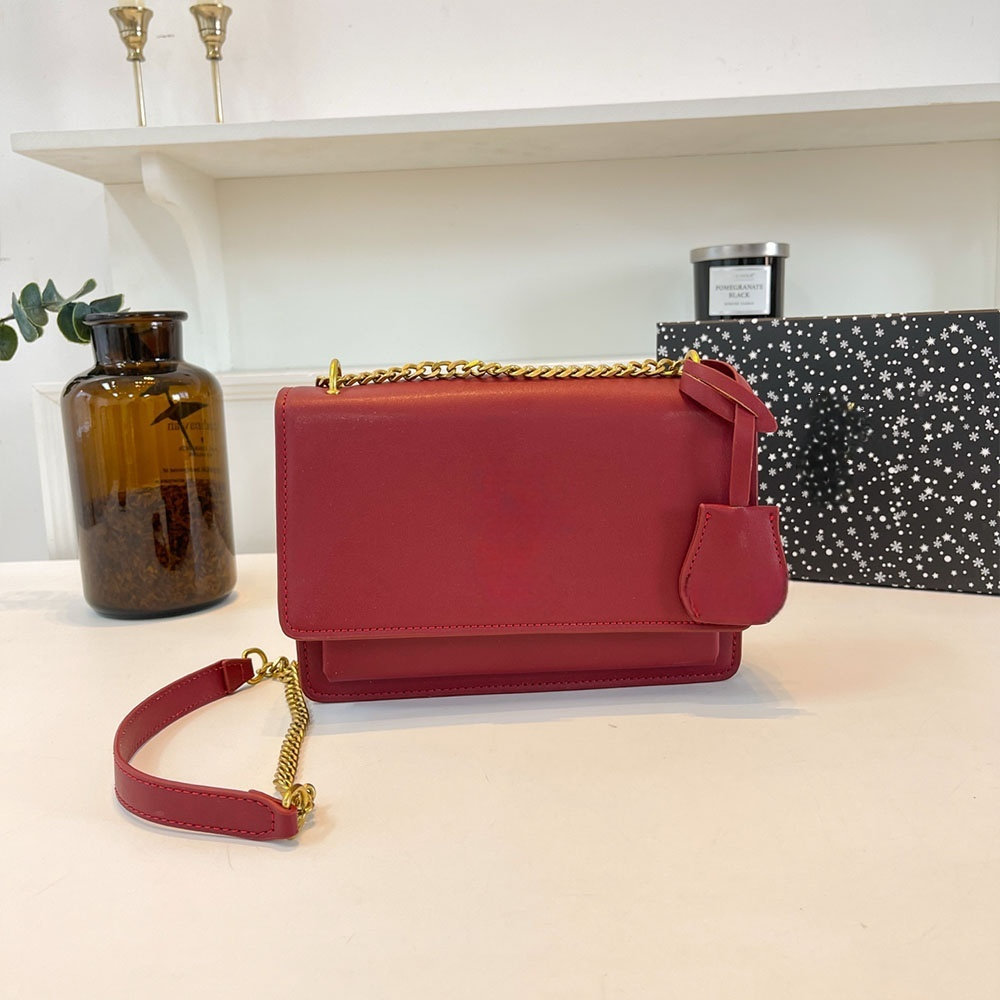 #248 Women's New Temperament Joker Metal Chain Shoulder Bag Messenger Bag